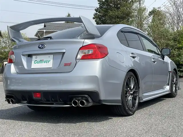 スバル ＷＲＸ ＳＴＩ STI 青森県 2018(平30)年 4万km アイスシルバーメタリック 社外ナビ/バックカメラ/フルセグTV/Bluetooth/横滑り防止装置/レザーシート/純正ＡＷ18インチ