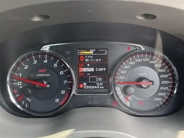 スバル ＷＲＸ ＳＴＩ STI 青森県 2018(平30)年 4万km アイスシルバーメタリック 社外ナビ/バックカメラ/フルセグTV/Bluetooth/横滑り防止装置/レザーシート/純正ＡＷ18インチ