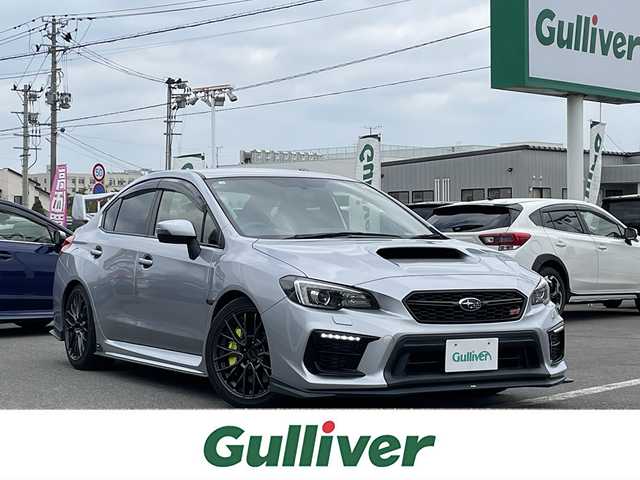 スバル ＷＲＸ ＳＴＩ STI 青森県 2018(平30)年 4万km アイスシルバーメタリック 社外ナビ/バックカメラ/フルセグTV/CD/DVD/BT/STIスタイルパッケージ/LEDヘッドライト/横滑り防止装置/ハーフレザー/イエローキャリパー/純正ＡＷ18インチ