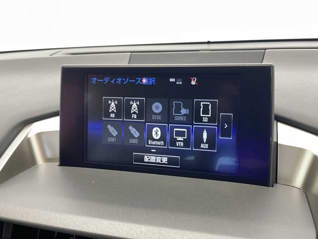 レクサス ＮＸ 200t Iパッケージ 愛知県 2015(平27)年 4.7万km ソニックチタニウム 純正７型SDナビ/三眼LEDヘッドライト/本革シート/クルーズコントロール/フルセグ/CD/DVD/Bluetooth/バックカメラ/純正アルミホイール/パワーシート/パドルシフト/ステアリングヒーター/ドライブレコーダー/ETC/ステアリングスイッチ/スマートキー/プッシュスタート