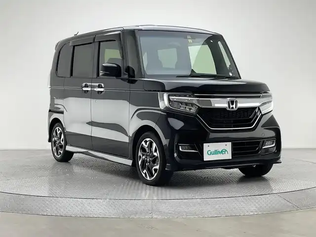 ホンダ Ｎ ＢＯＸ カスタム G L ターボ ホンダセンシング 兵庫県 2020(令2)年 4.8万km クリスタルブラックパール 純正8インチナビ/（CD/DVD/MSV/USB/iPod/AppleCarPlay/Bluetooth/フルセグTV）/・VXU-207NBi/バックカメラ/レーダークルーズコントロール/後方コーナーセンサー/アダクティブクルーズコントロール/標識認識/衝突軽減システム/横滑り防止装置/カーテンエアバッグ/LKA/MTモード付AT/両側パワースライドドア/ハーフレザーシート/ステアリングリモコン/LEDヘッドライト/LEDフォグランプ/オートライト/オートマチックハイビーム/ビルトインETC/前方ドライブレコーダー/TVキャンセラー/純正15インチアルミホイール/スマートキー/アイドリングストップ/ドアバイザー