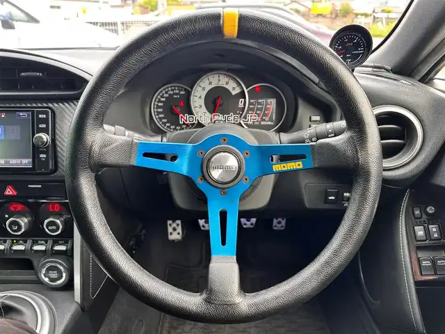 トヨタ ８６ GT 宮城県 2017(平29)年 5.1万km アズライトブルー モデリスタフロントスポイラー/モデリスタサイドスカート/モデリスタトランクスポイラー/社外マフラー純正マフラー車載有/momoステアリング純正ステアリング車載有/純正ナビ（NSZT-W66T）/・CD/DVD/・Bluetooth/・フルセグTV/バックカメラ/ETC/LEDヘッドランプ/フォグランプ/オートライト/スマートキー＆プッシュスタート/電動格納ミラー/純正17インチAW/純正フロアマット