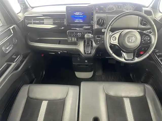 ホンダ Ｎ ＢＯＸ カスタム L ターボ 愛知県 2022(令4)年 2.5万km クリスタルブラックパール ・純正9インチ/・Bluetooth/・バックカメラ/・フルセグTV/・ホンダセンシング/・衝突被害軽減システム/・横滑り防止装置/・コーナーセンサー/・クルーズコントロール/・レーンキープアシスト/・オートライト/・LEDヘッドライト/・LEDフォグランプ/・両側パワースライドドア/・シートヒーター/・純正AW/・プッシュスタート/・スマートキー/・スペアキー/・ETC/・ドライブレコーダー