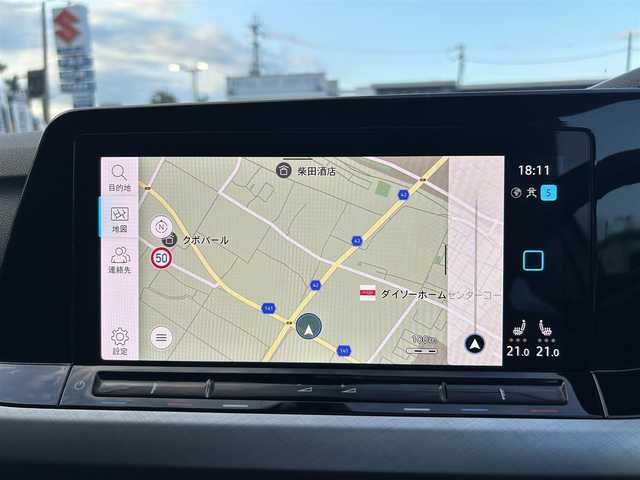 フォルクスワーゲン ＶＷ ゴルフ TDI アクティブアドバンス 滋賀県 2022(令4)年 3.4万km 白 ワンオーナー/純正ナビ/Bカメラ/フルセグTV/BT/USB/Apple car play/LEDヘッドライト/シートヒーター/ステアリングヒーター/ACC/LKA/BSM