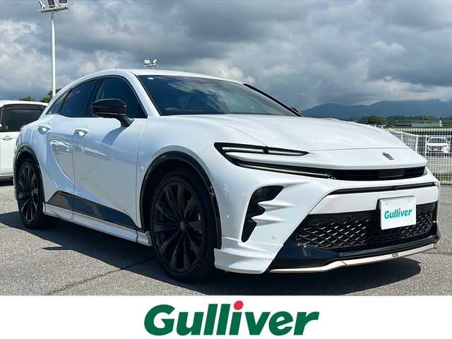 トヨタ クラウン スポーツ Z 富山県 2024(令6)年 0.9万km プレシャスホワイトパール 4WD/トヨタセーフティセンス/プリクラッシュセーフティ/レーンディパーチャーアラート/レーントレーシングアシスト/レーダークルーズコントロール/ロードサインアシスト/アダプティブハイビーム/パノラミックビューモニター/デジタルインナーミラー/パワーバックドア/シートベンチレーション/シートヒーター/純正メーカーナビ/フルセグ/ETC2.0