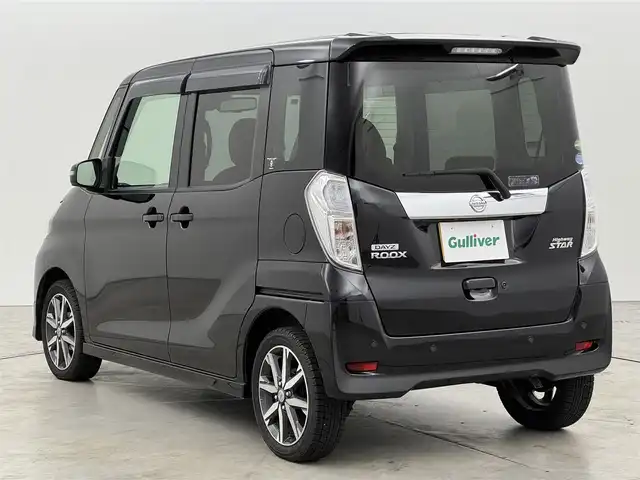 日産 デイズ ルークス HWS X Vセレクション 福岡県 2019(平31)年 4万km ブラック 純正ナビ／フルセグＴＶ　/アラウンドビューモニター　/ＥＴＣ　/前後ドライブレコーダー　/コーナーセンサー　/衝突被害軽減ブレーキ　/レーンキープ　/アイドリングストップ　/両側電動スライドドア　/純正１５インチＡＷ