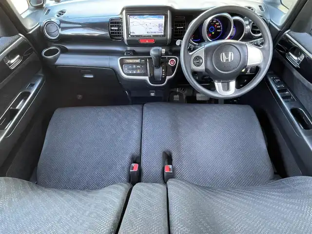 ホンダ Ｎ ＢＯＸ カスタム G Aパッケージ 滋賀県 2014(平26)年 6.3万km プレミアムゴールドパープルパール 社外メモリーナビ/バックカメラ/片側パワースライドドア/HIDヘッドライト/オートライト/衝突被害軽減システム/プッシュスタート/スマートキー/ステアリングリモコン/横滑り防止装置/フロアマット/純正14インチアルミホイール/カーテンエアバック