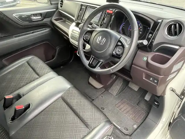 ホンダ Ｎ ＷＧＮ カスタム G ターボパッケージ 福島県 2015(平27)年 6.4万km プレミアムホワイトパール 純正SDナビ/バックカメラ/フルセグテレビ/ハーフレザーシート /純正14インチAW/LEDヘッドライト/フォグランプ/プッシュスタート/クルーズコントロール/ETC