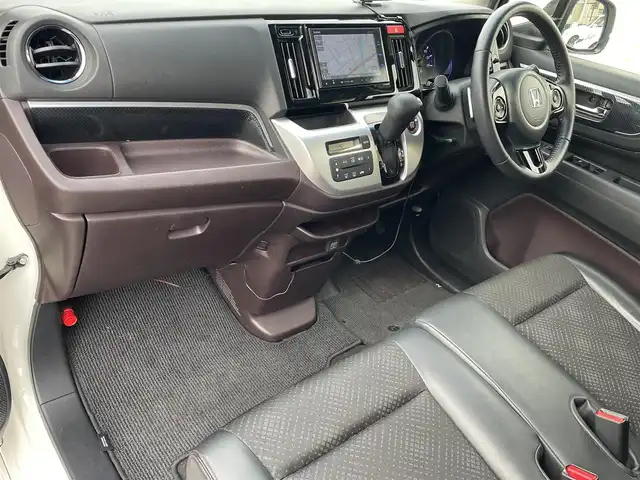 ホンダ Ｎ ＷＧＮ カスタム G ターボパッケージ 福島県 2015(平27)年 6.4万km プレミアムホワイトパール 純正SDナビ/バックカメラ/フルセグテレビ/ハーフレザーシート /純正14インチAW/LEDヘッドライト/フォグランプ/プッシュスタート/クルーズコントロール/ETC