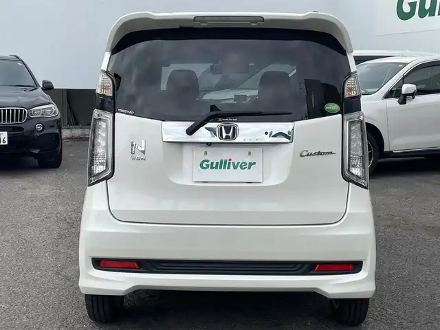 ホンダ Ｎ ＷＧＮ カスタム G ターボパッケージ 福島県 2015(平27)年 6.4万km プレミアムホワイトパール 純正SDナビ/バックカメラ/フルセグテレビ/ハーフレザーシート /純正14インチAW/LEDヘッドライト/フォグランプ/プッシュスタート/クルーズコントロール/ETC