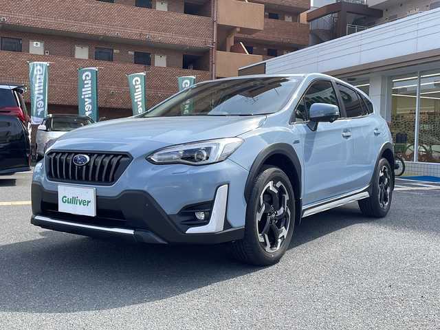 スバル ＸＶ ハイブリッド アドバンス 大阪府 2021(令3)年 2.2万km クールグレーカーキ ワンオーナー/禁煙車/純正ナビ（H0012FL050GG）/（パナソニックビルトインナビ）/アイサイト・ツーリングアシスト/X-MODE/（スノーダートモード・ディープスノーマッドモード）/ヒルディセントコントロール/レーダークルーズコントロール/デジタルマルチビューモニター/純正18インチアルミホイール/シートヒーター/SIドライブ/（スポーツモード・インテリジェントモード）/LEDエンブレム/ドライビングセーフティーセンサー/（ZERO708LV）/本革巻きステアリング