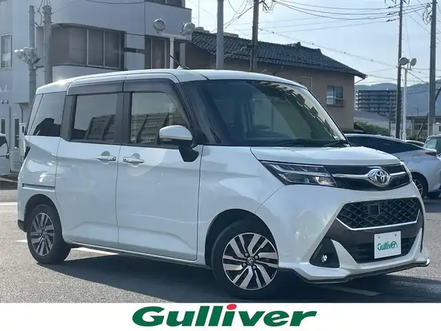 トヨタ タンク カスタムG S 島根県 2017(平29)年 2.3万km パールホワイトⅢ 社外SDナビ /フルセグTV /DVD再生 /Bluetoothオーディオ/全方位カメラ /ドラレコ /ETC　/衝突軽減ブレーキ　/前席シートヒーター /スマートキー　/プッシュスタート /LEDヘッドライト　/純正フロアマット