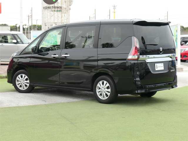 スズキ ランディ 2．0G 千葉県 2018(平30)年 4.7万km ダイヤモンドブラックパール エマージェンシーブレーキ/クルーズコントロール/アイドリングストップ/両側パワースライドドア/社外SDナビ/地デジTV/【DVD/CD再生機能　Bluetooth接続】/アラウンドビューモニター/革巻きステアリング/ステアリングスイッチ/ETC/LEDヘッドライト/フォグライト/ウインカーミラー/コーナーセンサー/純正15インチアルミホイル/サイド/カーテンエアバッグ/インテリジェントキー