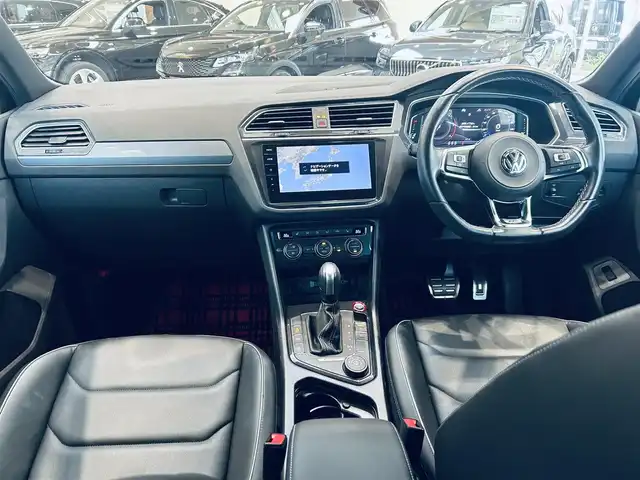 フォルクスワーゲン ティグアン TDI 4モーション Rライン ディナウディオ 大阪府 2020(令2)年 3.3万km 黒 ACC/黒革/Dメモリ付きパワーシート/シートヒーター/HUD/純正ナビ/360度カメラ/TV/applecarplay/DYNAUDIOサウンド/純正20インチAW/LEDヘッドライト/電動リアゲート