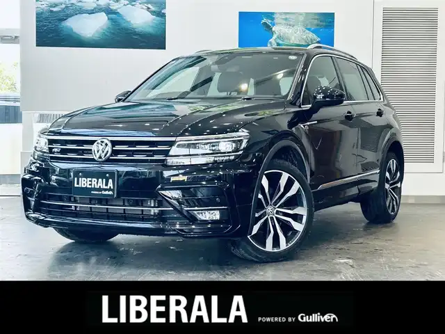 フォルクスワーゲン ティグアン TDI 4モーション Rライン ディナウディオ 大阪府 2020(令2)年 3.3万km 黒 ACC/黒革/Dメモリ付きパワーシート/シートヒーター/HUD/純正ナビ/360度カメラ/TV/applecarplay/DYNAUDIOサウンド/純正20インチAW/LEDヘッドライト/電動リアゲート