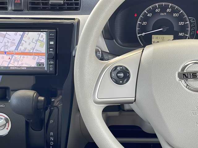 日産 デイズ J 愛媛県 2017(平29)年 1.9万km ホワイト ワンオーナー /純正メモリナビ (MJ117D-W)/・フルセグTV/・Bluetooth接続/・CD再生/・SDミュージックサーバー/ETC/ベンチシート/リモコンキー/スペアキー/保証書/取扱説明書