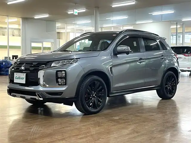 三菱 ＲＶＲ ブラックエディション 道央・札幌 2020(令2)年 2万km チタニウムグレーメタリック 4WD/ワンオーナー/純正SDナビ/・フルセグTV/CD/DVD/BT/SD/バックカメラ/ハーフレザーシート/前席シートヒーター/運転席パワーシート/クルーズコントロール/ドライブレコーダー（前後）/横滑り防止装置/衝突被害軽減ブレーキ/レーンキープアシスト/パドルシフト/社外レーダー/オートライト/オートマチックハイビーム/LEDヘッドライト/フォグライト/プッシュスタート/スマートキーx2/純正フロアマット/純正ドアバイザー/ウインカーミラー/ルーフレール/純正18インチAW/社外AW付冬タイヤ積込/・215/60R17 ’19製 6mm/新車時保証書/取扱説明書/ナビ取扱説明書