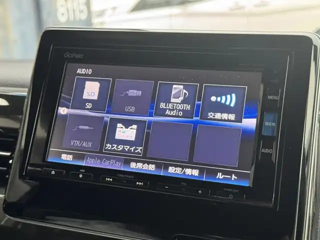 ホンダ Ｎ ＢＯＸ カスタム G EX ターボ ホンダセンシング 滋賀県 2018(平30)年 6.2万km クリスタルブラックパール 禁煙車/純正ナビ/（CD/DVD/フルセグTV/BT/SD/AppleCarplay/FM/AM）/ホンダセンシング/・衝突軽減ブレーキ（CMBS）/・誤発進抑制機能（前方・後方）/・歩行者事故低減ステアリング/・先行車発進お知らせ機能/・標識認識機能/・路外逸脱抑制機能（RDM）/・車線維持支援システム（LKAS）/・アダプティブクルーズコントロール（ACC）/・オートハイビーム/バックカメラ/ビルトインETC/両側パワースライドドア/革巻きステアリング/ステアリングスイッチ/ハーフレザーシート/アイドリングストップ/エンジンスターター/ドアバイザー/純正フロアマット/純正15インチAW