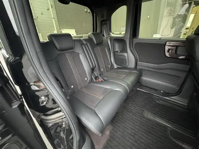 ホンダ Ｎ ＢＯＸ カスタム G EX ターボ ホンダセンシング 滋賀県 2018(平30)年 6.2万km クリスタルブラックパール 禁煙車/純正ナビ/（CD/DVD/フルセグTV/BT/SD/AppleCarplay/FM/AM）/ホンダセンシング/・衝突軽減ブレーキ（CMBS）/・誤発進抑制機能（前方・後方）/・歩行者事故低減ステアリング/・先行車発進お知らせ機能/・標識認識機能/・路外逸脱抑制機能（RDM）/・車線維持支援システム（LKAS）/・アダプティブクルーズコントロール（ACC）/・オートハイビーム/バックカメラ/ビルトインETC/両側パワースライドドア/革巻きステアリング/ステアリングスイッチ/ハーフレザーシート/アイドリングストップ/エンジンスターター/ドアバイザー/純正フロアマット/純正15インチAW