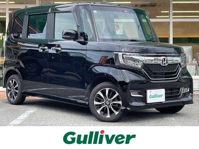 ホンダ Ｎ ＢＯＸ カスタム G L ホンダセンシング 岐阜県 2018(平30)年 4万km クリスタルブラックパール 純正SDナビ/AM FM CD DVD TV BT/バックカメラ/前後ドライブレコーダー/両側パワースライドドア/純正フロアマット/前席シートヒーター/オートライト/ドアバイザー/ISOFIX/衝突軽減ブレーキ/電格ミラー