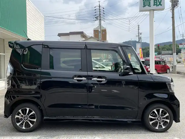 ホンダ Ｎ ＢＯＸ カスタム G L ホンダセンシング 岐阜県 2018(平30)年 4万km クリスタルブラックパール 純正SDナビ/AM FM CD DVD TV BT/バックカメラ/前後ドライブレコーダー/両側パワースライドドア/純正フロアマット/前席シートヒーター/オートライト/ドアバイザー/ISOFIX/衝突軽減ブレーキ/電格ミラー