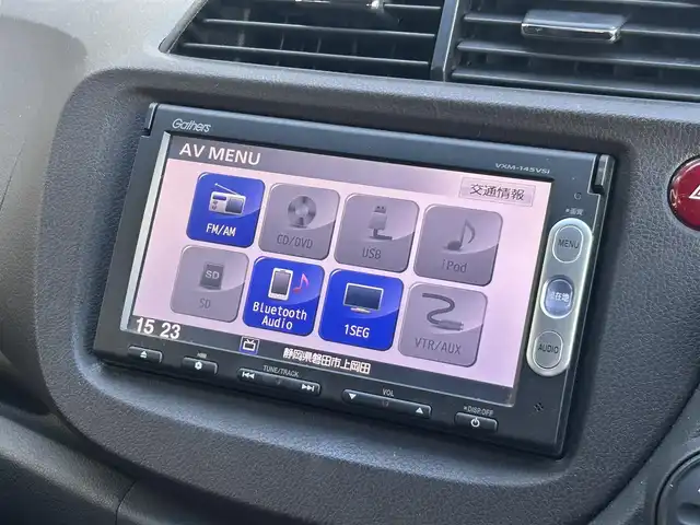 ホンダ フィット シャトル ハイブリッド スマートセレ 静岡県 2013(平25)年 12.4万km プレミアムディープロッソパール ディーラー純正ナビ/BT/ワンセグTV /CD/DVD/USB/ETC/クルコン/純正フロアマット/AW/バックカメラ/前後ドラレコ/シートヒーターD＋N/ハーフレザーシート/パドルシフト