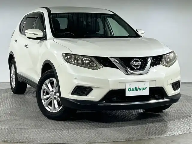 日産 エクストレイル 20X エマージェンシーブレーキ 神奈川県 2016(平28)年 5.4万km ブリリアントホワイトパール 社外9型SDナビゲーション【CN-F1DVD】/フルセグ　Bluetooth　SD　CD DVD　USB　iPod/バックカメラ/車線逸脱警報/エマージェンシープレーキ/進入禁止機能/前後ソナー/アイドリングストップ/ブラックセルクロス/フレーザークロスパートナー防水シート/前席シートヒーター/革巻きステアリング/ステアリングスイッチ/純正ビルトインＥＴＣ/社外前方ドライブレコーダー/社外GPSレーダー/ＥＣＯ/プッシュスタート/インテリジェントキー/LEDヘッドランプ/オートライト/純正17インチアルミホイール/純正リアスポイラー/スペアキー2本