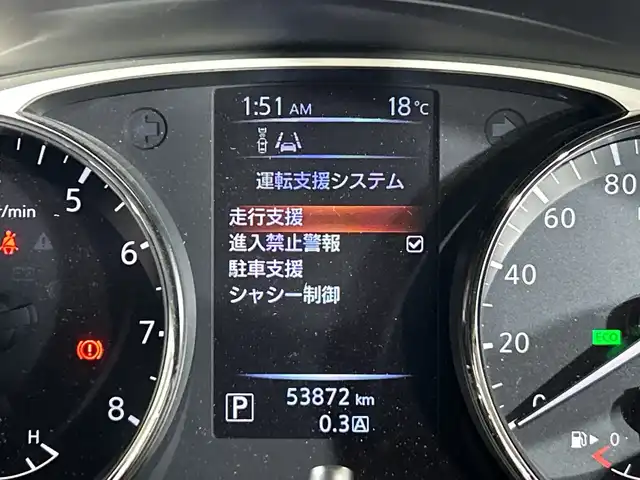 日産 エクストレイル 20X エマージェンシーブレーキ 神奈川県 2016(平28)年 5.4万km ブリリアントホワイトパール 社外9型SDナビゲーション【CN-F1DVD】/フルセグ　Bluetooth　SD　CD DVD　USB　iPod/バックカメラ/車線逸脱警報/エマージェンシープレーキ/進入禁止機能/前後ソナー/アイドリングストップ/ブラックセルクロス/フレーザークロスパートナー防水シート/前席シートヒーター/革巻きステアリング/ステアリングスイッチ/純正ビルトインＥＴＣ/社外前方ドライブレコーダー/社外GPSレーダー/ＥＣＯ/プッシュスタート/インテリジェントキー/LEDヘッドランプ/オートライト/純正17インチアルミホイール/純正リアスポイラー/スペアキー2本