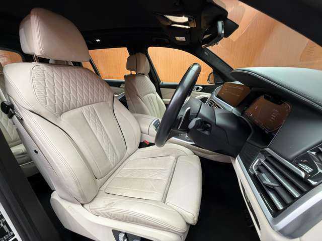 ＢＭＷ ＢＭＷ Ｘ７ xDrive40d Mスポーツ 千葉県 2021(令3)年 3.5万km 白 6人乗り　/ウェルネスパッケージ　/スカイラウンジパノラマSR　/白革シート　/harmankardonサウンド　/ディスプレイキー　/ACC　/ナビ　/TV　/360°　/Bluetooth接続　/CarPlay　/HUD　/レーザーライト　/ETC　/ドラレコ