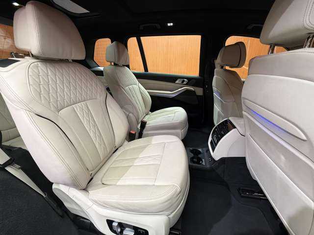 ＢＭＷ ＢＭＷ Ｘ７ xDrive40d Mスポーツ 千葉県 2021(令3)年 3.5万km 白 6人乗り　/ウェルネスパッケージ　/スカイラウンジパノラマSR　/白革シート　/harmankardonサウンド　/ディスプレイキー　/ACC　/ナビ　/TV　/360°　/Bluetooth接続　/CarPlay　/HUD　/レーザーライト　/ETC　/ドラレコ