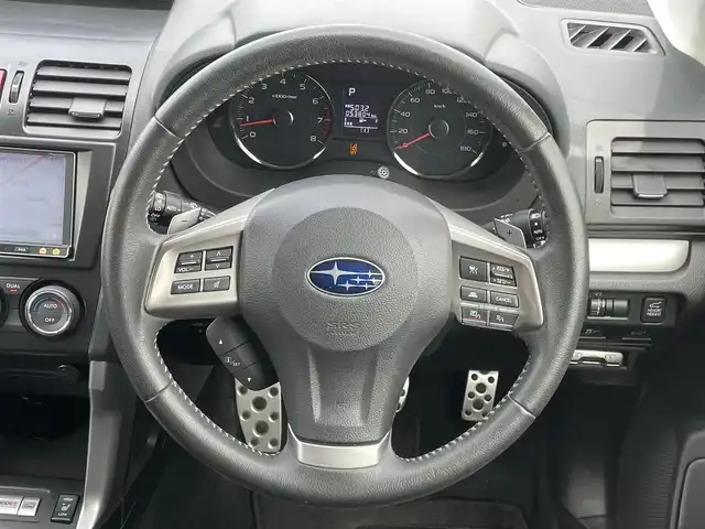 スバル フォレスター 2．0XT アイサイト 道央・札幌 2013(平25)年 5.4万km クリスタルブラックシリカ ４WD/社外メモリーナビ/CD/DVD/BT/ワンセグ/アイサイト/衝突被害軽減ブレーキ/横滑り防止装置/レーダークルーズコントロール/レーンキープアシスト/バックカメラ/ビルトインETC/XMODE/SI-DRIVE/パワーバックドア/前席パワーシート/前席シートヒーター/レザーシート/革巻きステアリング/ステアリングリモコン/パドルシフト/プッシュスタート/スマートキー/HIDヘッドライト/オートライト/フォグランプ/電動格納ミラー/ウィンカーミラー/純正フロアマット/ドアバイザー/スペアキー/社外AW付冬タイヤ積込/225/60/R17/2018年/山7mm