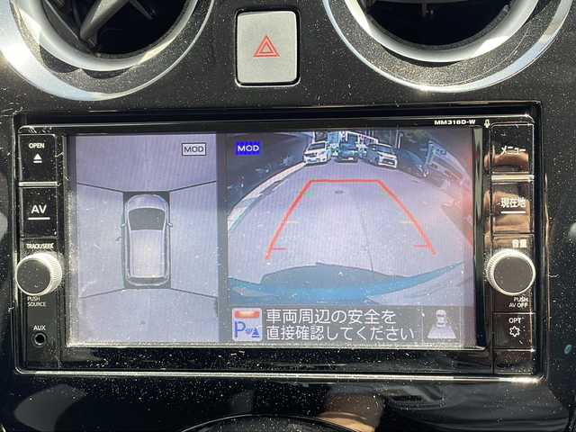 日産 ノート e-パワーXシーギア ツーリングパッケージ 長崎県 2018(平30)年 4.2万km シャイニングブルー 登録時41996km/純正ナビ/Bluetoothaudio/TV/DVD/AM.FM/全方位カメラ/ETC/デジタルインナーミラー/前方ドライブレコーダー/電動格納ミラー/純正アルミホイール/純正フロアマット