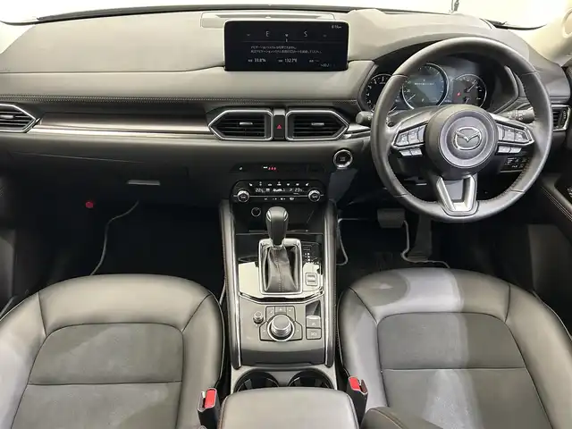 マツダ ＣＸ－５ 20S ブラックトーンED 愛媛県 2024(令6)年 0.6万km プラチナクォーツメタリック 純正10.25インチナビ/(Bluetooth/フルセグ)/全周囲カメラ/アダプティブクルーズコントロール/前後ドライブレコーダー/ステアリングヒーター/シートヒーター/衝突被害軽減ブレーキ/コーナーセンサー/レーンキープアシスト/電動リアゲート/ワイヤレス充電/ヘッドアップディスプレイ/ETC/パワーシート/シートメモリー/オートホールド/パドルシフト/スペアキー/保証書/取扱説明書
