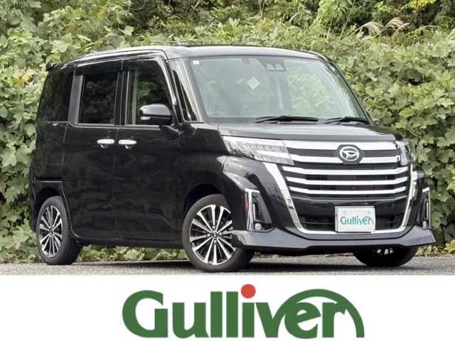 ダイハツ トール カスタムG ターボ 大分県 2024(令6)年 2万km ブラックマイカメタリック ワンオーナー /両側パワースライドドア /スマートアシスト/アダプティブクルーズコントロール/純正ディスプレイオーディオ/パノラマビューモニター/フルセグ/Bluetooth/純正15インチアルミホイール/純正LEDヘッドライト/オートライトコントロール/シートヒーター/スマートキー/エンジンプッシュスタート/ETC/所有権解除中のため、書類発送は11月10日以降となります。