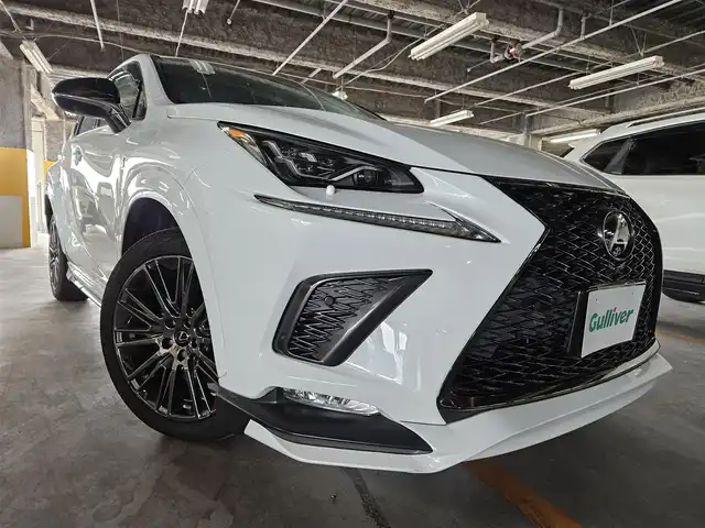 レクサス ＮＸ 300 Fスポーツ 宮崎県 2019(令1)年 8.8万km ホワイトノーヴァガラスフレーク 〇純正10.3インチナビ/〇フルセグTV/〇ハンズフリーパワーバックドア/〇バックカメラ/〇パノラミックビューモニター/〇ETC/〇レーダークルーズコントロール/〇セーフティシステムプラス/〇パーキングサポートブレーキ/〇ターボ/〇三眼フルLEDヘッドライト/〇左右独立温度調整オートエアコン/〇革巻きステアリングホイール/パドルシフト/〇ステアリングヒーター/〇専用革スポーツシート/〇パワーシート/シートヒーター/〇TRD19インチアルミホイール/〇TRDエアロ/〇スマートエントリー/スタートシステム/〇禁煙車
