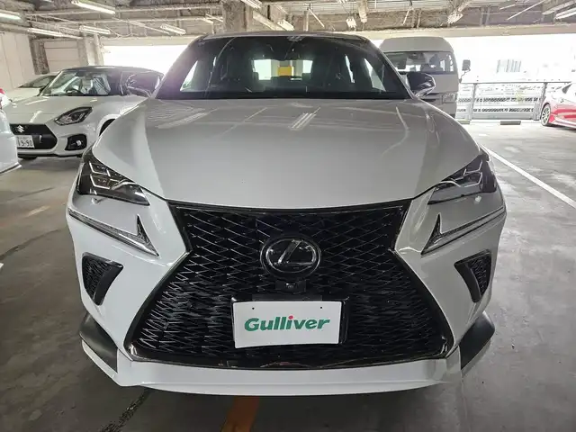 レクサス ＮＸ 300 Fスポーツ 宮崎県 2019(令1)年 8.8万km ホワイトノーヴァガラスフレーク 〇純正10.3インチナビ/〇フルセグTV/〇ハンズフリーパワーバックドア/〇バックカメラ/〇パノラミックビューモニター/〇ETC/〇レーダークルーズコントロール/〇セーフティシステムプラス/〇パーキングサポートブレーキ/〇ターボ/〇三眼フルLEDヘッドライト/〇左右独立温度調整オートエアコン/〇革巻きステアリングホイール/パドルシフト/〇ステアリングヒーター/〇専用革スポーツシート/〇パワーシート/シートヒーター/〇TRD19インチアルミホイール/〇TRDエアロ/〇スマートエントリー/スタートシステム/〇禁煙車