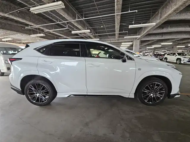 レクサス ＮＸ 300 Fスポーツ 宮崎県 2019(令1)年 8.8万km ホワイトノーヴァガラスフレーク 〇純正10.3インチナビ/〇フルセグTV/〇ハンズフリーパワーバックドア/〇バックカメラ/〇パノラミックビューモニター/〇ETC/〇レーダークルーズコントロール/〇セーフティシステムプラス/〇パーキングサポートブレーキ/〇ターボ/〇三眼フルLEDヘッドライト/〇左右独立温度調整オートエアコン/〇革巻きステアリングホイール/パドルシフト/〇ステアリングヒーター/〇専用革スポーツシート/〇パワーシート/シートヒーター/〇TRD19インチアルミホイール/〇TRDエアロ/〇スマートエントリー/スタートシステム/〇禁煙車