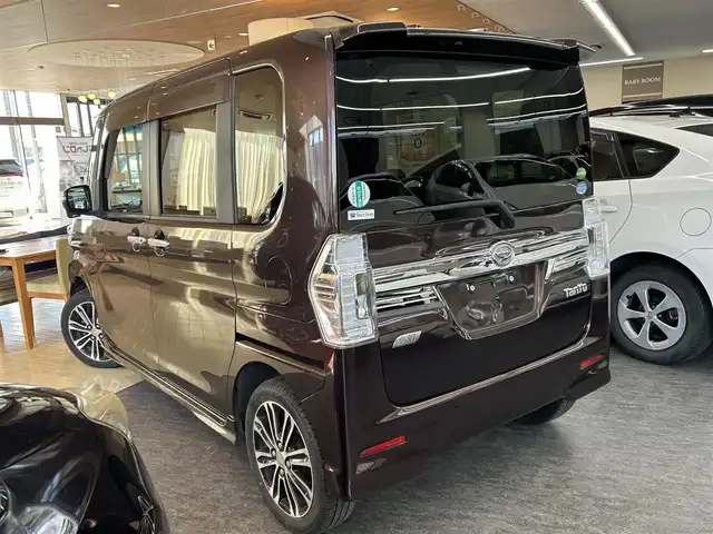 ダイハツ タント カスタム RS SA 宮崎県 2014(平26)年 9.4万km プラムブラウンクリスタルマイカ じしゃロン宮崎店成約済み//ナビ//TV/CD/DVD/Bluetooth//バックカメラ//両側パワースライドドア//純正フロアマット//純正アルミホイール//ドアバイザー//ステアリングスイッチ//後席サンシェード//ハーフレザーシート