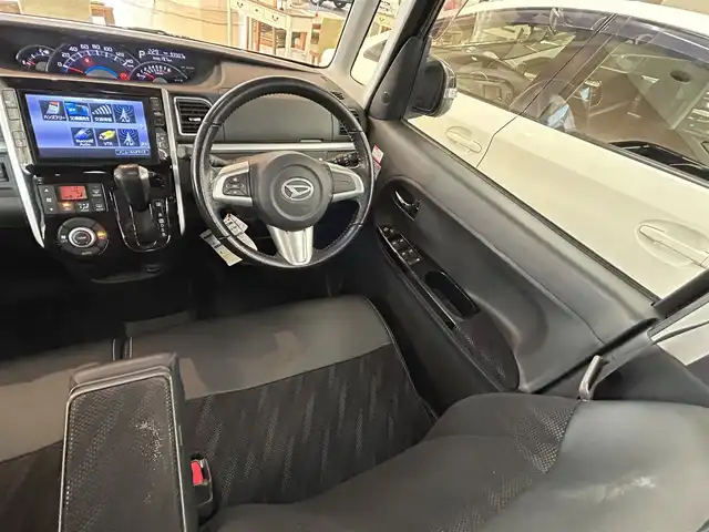 ダイハツ タント カスタム RS SA 宮崎県 2014(平26)年 9.4万km プラムブラウンクリスタルマイカ じしゃロン宮崎店成約済み//ナビ//TV/CD/DVD/Bluetooth//バックカメラ//両側パワースライドドア//純正フロアマット//純正アルミホイール//ドアバイザー//ステアリングスイッチ//後席サンシェード//ハーフレザーシート