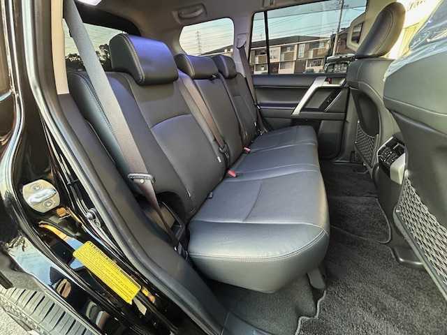 トヨタ ランドクルーザー プラド TX Lパッケージ 福島県 2019(平31)年 3.7万km ブラック AIS検査済み/【2406035610】/ELFORD 22インチAW（社外）/Radar Dimax R8+ 22インチタイヤ（社外）/ELFORDフロントバンパースポイラー（社外）/ダブルエイトグリル（社外）/モデリスタリアアンダーエアロ/モデリスタリアスポイラー/サイドステップカバー/ガナドールマフラー（社外）/JAOS BATTLEZ ローダウンキット（社外）/社外キャリパーカバー/BELLOFルームミラー（社外）/カーボン調コンビステアリング（社外）/純正７インチナビ/フルセグTV/バックカメラ/サンルーフ/黒革シート/前席シートヒーター/エアシート/前席パワーシート/ETC