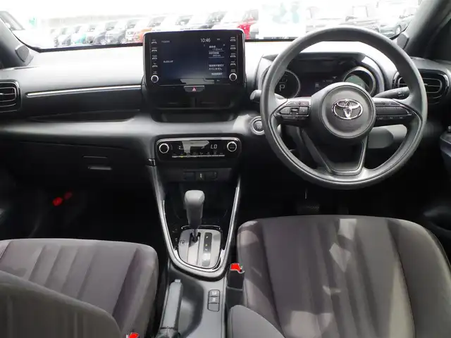 トヨタ ヤリス G 千葉県 2020(令2)年 1.4万km ブラック/ホワイト Toyota Safety Sense/・プリクラッシュセーフティ/・レーンディパーチャーアラート/・オートハイビーム/ディスプレイオーディオ/【Bluetooth接続】/バックカメラ/ドライブレコーダー（前後撮影）/ステアリングスイッチ/サイド/カーテンエアバッグ/スマートキー