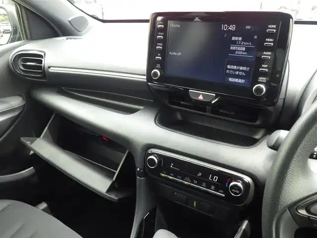 トヨタ ヤリス G 千葉県 2020(令2)年 1.4万km ブラック/ホワイト Toyota Safety Sense/・プリクラッシュセーフティ/・レーンディパーチャーアラート/・オートハイビーム/ディスプレイオーディオ/【Bluetooth接続】/バックカメラ/ドライブレコーダー（前後撮影）/ステアリングスイッチ/サイド/カーテンエアバッグ/スマートキー