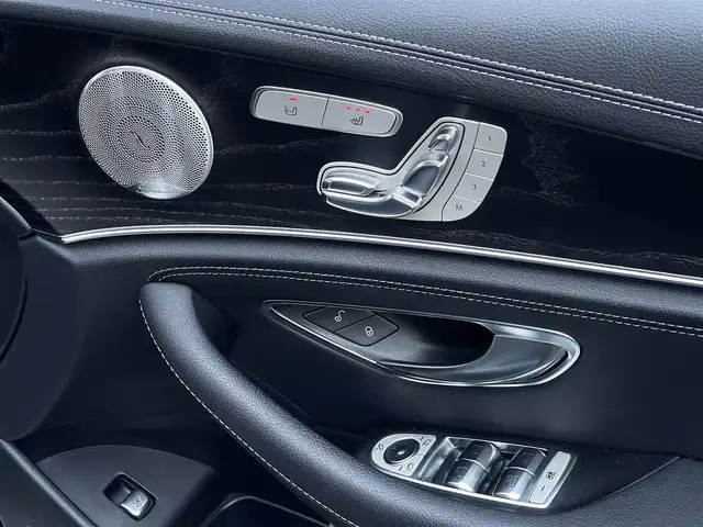 メルセデス・ベンツ Ｅ２２０ｄ SW AVG スポーツ 本革 山梨県 2018(平30)年 3.9万km セレナイトグレー 純正HDDナビ/　（Bluetooth/フルセグTV/USB）/Burmester/レーダーセーフティパッケージ/ACC/LKA/BSM/黒革/全席シートヒーター/360°カメラ/パークトロニック/電動テールゲート/ドラレコ/純正19インチAW/ ETC