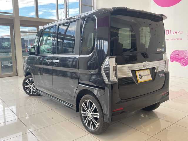 ダイハツ タント カスタム RS トップED SA Ⅲ 埼玉県 2017(平29)年 2.5万km ブラックマイカメタリック スマートアシスト /メモリナビ /　　CD/ワンセグ/バックカメラ /両側パワースライドドア /LEDオートライト /ハーフレザーシート /シートヒーター /純正15インチアルミホイール /ステアリングスイッチ /ETC