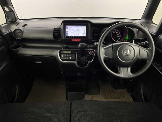 ホンダ Ｎ ＢＯＸ G 新潟県 2016(平28)年 4.5万km スマートブラック 禁煙車/社外メモリナビ/フルセグ/CN-HA01D/　CD/DVD/Bluetooth/スマートキー×２/オートエアコン/ドライブレコーダー/横滑り防止装置/ヘッドライトレベライザー/電動格納式ミラー/ドアバイザー/フロアマット