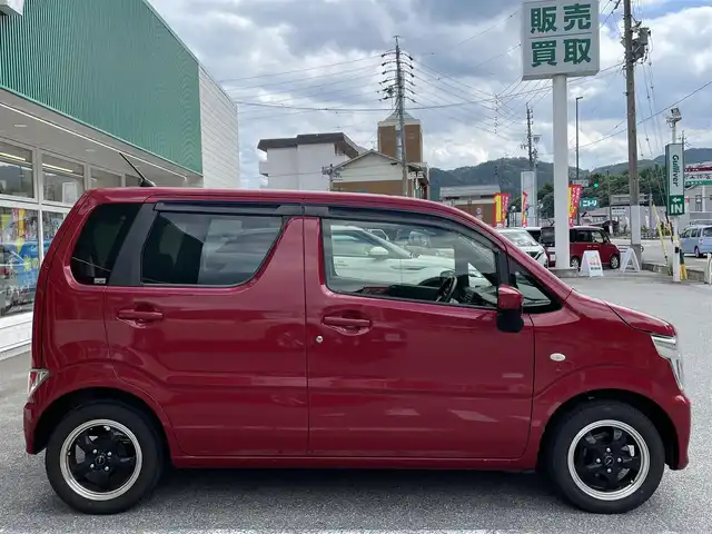 スズキ ワゴンＲ FA 岐阜県 2021(令3)年 2.7万km フェニックスレッドパール CDプレーヤー/(AM.FM.AUX)/コーナーセンサー/衝突軽減ブレーキ/レーンキープアシスト/純正フロアマット/積み込みサマータイヤ4本/ETC/スペアキー/取扱説明書