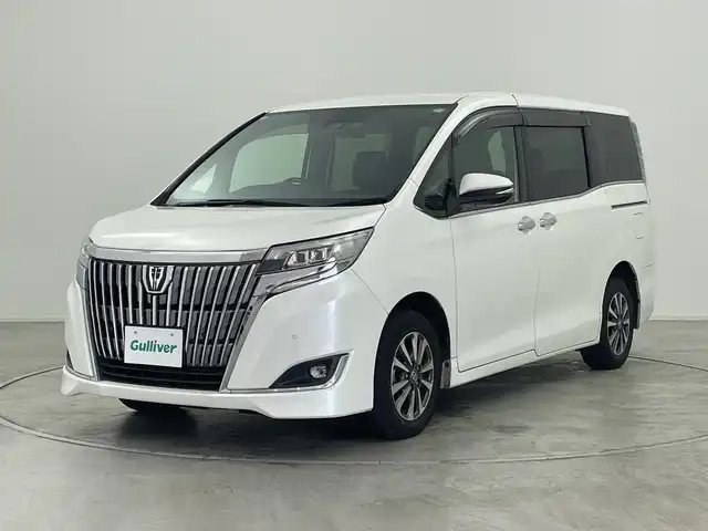トヨタ エスクァイア Gi 群馬県 2019(令1)年 7万km ホワイトパールクリスタルシャイン アルパイン９型ナビ　１０．１型後席モニター　衝突被害軽減ブレーキ　レーンアシスト　クルーズコントロール　両側電動スライドドア　シートヒーター　ドラレコ　ＥＴＣ　ＬＥＤライト　オートハイビーム　禁煙車