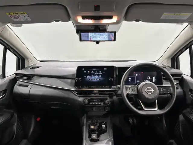 日産 ノート X 愛知県 2023(令5)年 3.9万km ピュアホワイトパール 純正９インチナビ　/（Bluetooth/フルセグTV/FM/AM/CarPlay/USB/HDMI)/アラウンドビューモニター　/ワイヤレス充電　/プロパイロット　/エマージェンシーブレーキ　/ビルトインＥＴＣ２．０　/ブラインドスポットモニター　/デジタルインナーミラー　/車線逸脱警報　/ソナー/純正フロアマット/プッシュスタート/　　-スマートキー