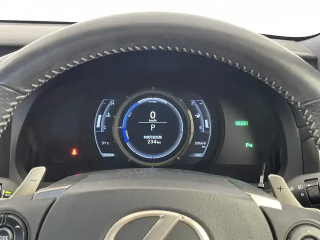 レクサス ＩＳ 300h Fスポーツ 埼玉県 2013(平25)年 3.1万km ソニックチタニウム 純正ナビ　バックカメラ　ＢＳＭ　茶レザーシート　ビルトインＥＴＣ　前後ドラレコ　レーダークルーズコントロール　メモリシート　シートヒーター　ベンチレーション　パドルシフト　ＬＥＤヘッドライト　地デジ