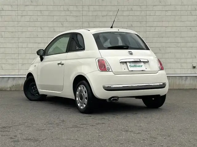 フィアット ５００ 1．2 8V ラウンジ 岐阜県 2008(平20)年 6.3万km ベージュ ガラスルーフ　/純正ホイール　/ETC　/ユピテル製ナビドラレコ機能付きTV　/純正オーディオ（CD・DVD・ラジオ）　/純正フロアマット　/リアフォグランプ　/パワーウィンドウ　/リモコンキー　/取扱説明書　/保証書　/ナビ取扱説明書